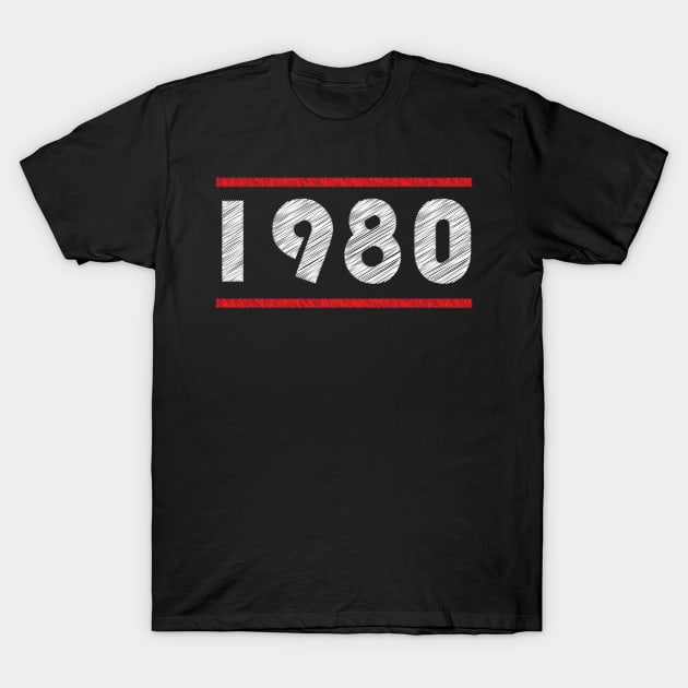 1980 (80s) T-Shirt by BYVIKTOR